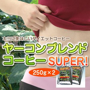 画像: 【送料無料】ヤーコンブレンドコーヒーSUPER！250g×2