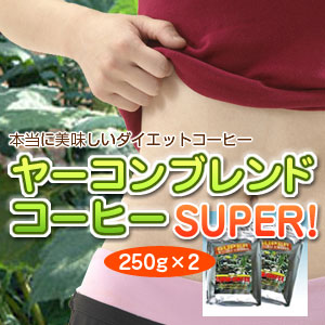 画像1: 【送料無料】ヤーコンブレンドコーヒーSUPER！250g×2